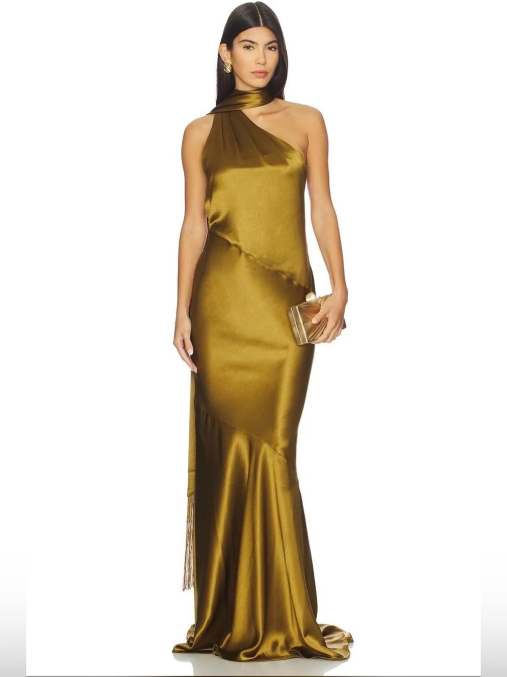 retrofete Kelsa Dress in Ochre | Size XS $698 MSRP.